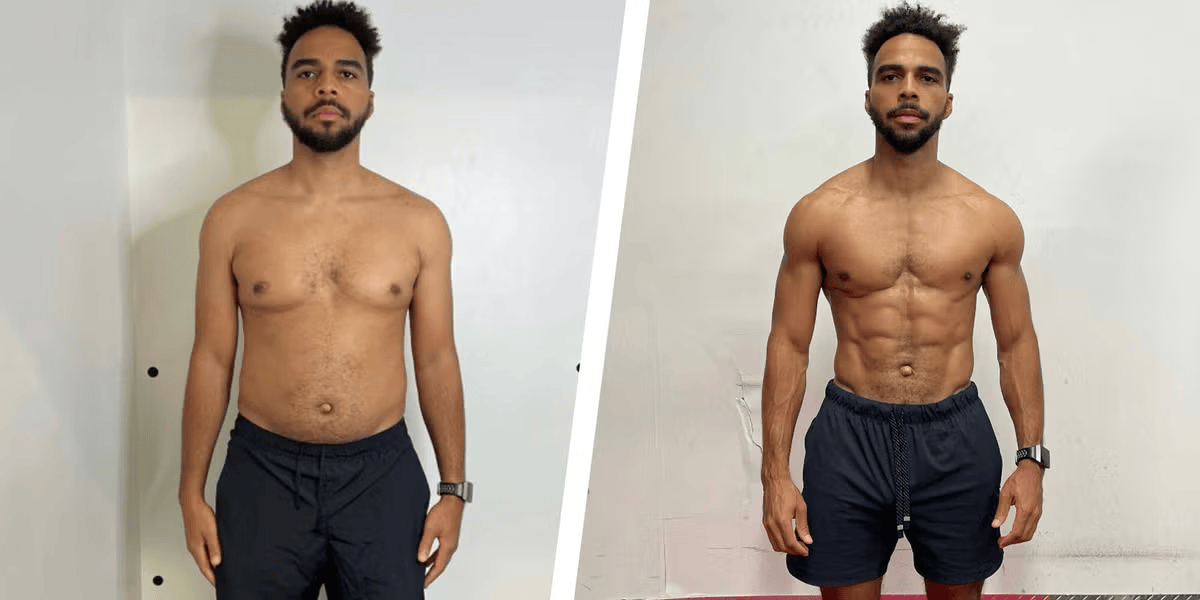 Before and after transformation 9