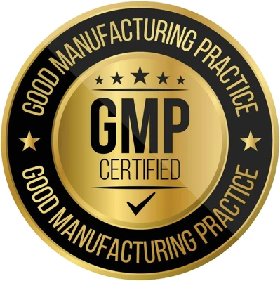 GMP certified — Good Manufacturing Practice