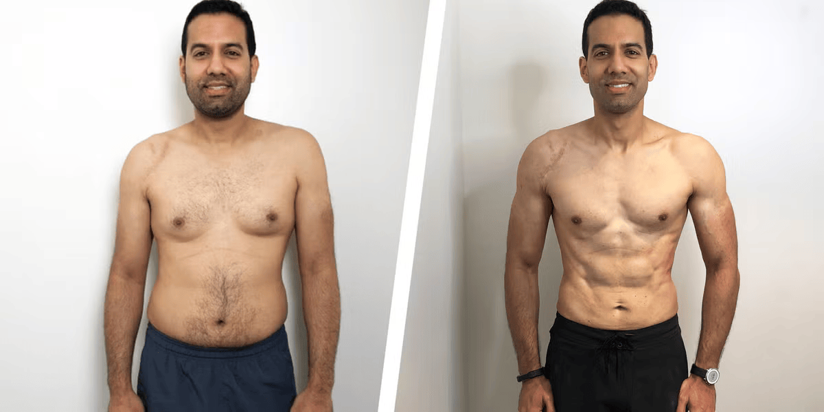 Before and after transformation 5
