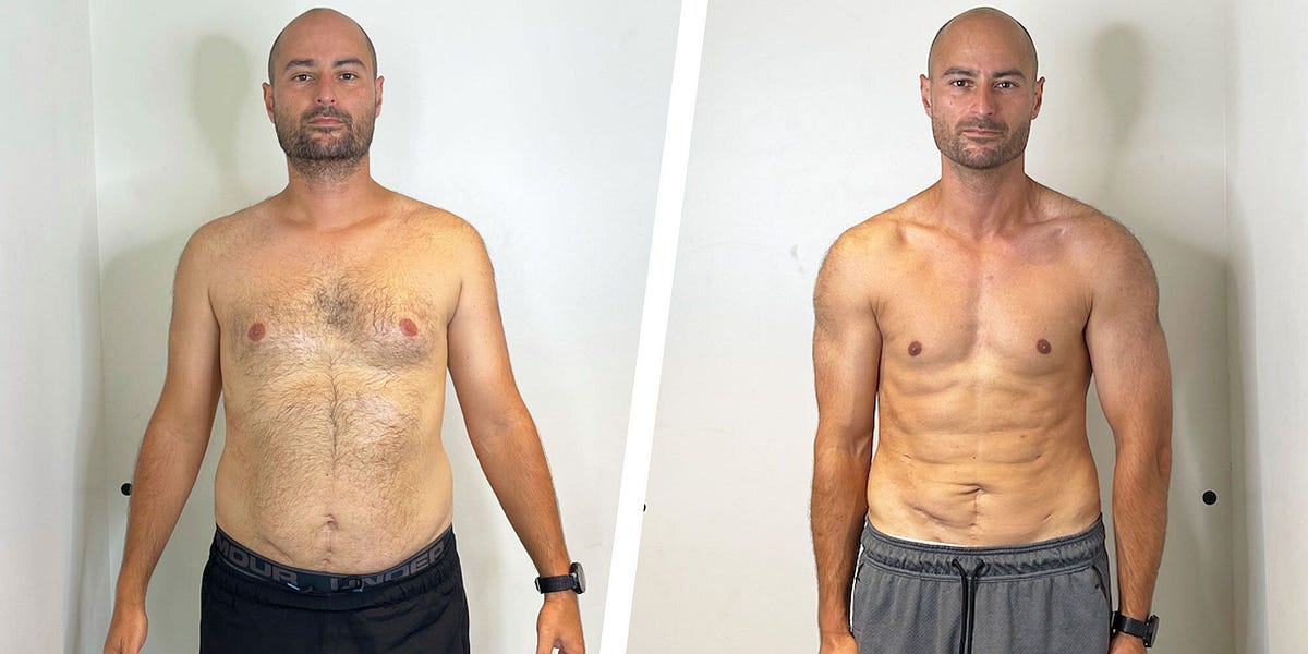 Before and after transformation 3